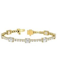 Lab Grown Diamonds - 14K 8.88 Ct. Tw. Lab-Grown Diamond Tennis Bracelet - Lyst