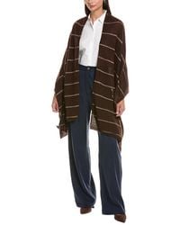 Forte - Cashmere Lurex Stripe Cashmere Wrap - Lyst