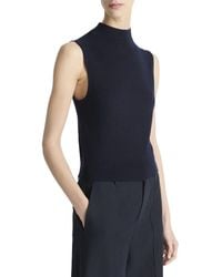 Vince - Mock Neck Top - Lyst