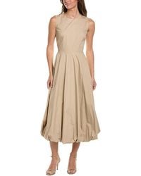Kenneth Cole - Bubble Hem Midi Dress - Lyst