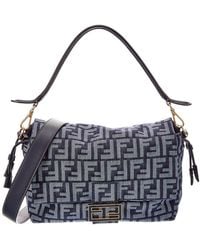 Fendi - Mamma Baguette Medium Fabric Shoulder Bag - Lyst