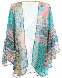 Saachi - Ruffle Sleeve Kimono - Lyst