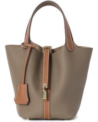 Tiffany & Fred Paris - Full-Grain Leather Top-Handle Bag - Lyst