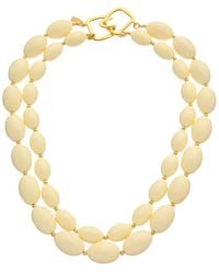 Kenneth Jay Lane - Plated Layered Necklace - Lyst