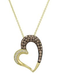 Le Vian - Le Vian Chocolate Diamonds 14k 0.75 Ct. Tw. Diamond Pendant - Lyst