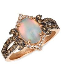 Le Vian - 14K Rose 1.53 Ct. Tw. Diamond & Opal Nude Palette Ring - Lyst