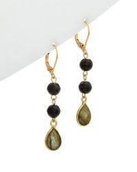 Rachel Reinhardt Jewelry - 14k Over Silver Gemstone Drop Earrings - Lyst