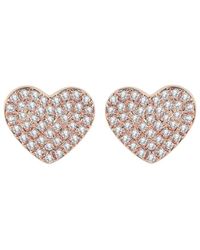 Diana M. Jewels - Fine Jewelry 14k Rose Gold 0.25 Ct. Tw. Diamond Earrings - Lyst