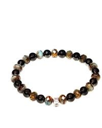 jean claude - Dell Arte By Hematite Beaded Stretch Bracelet - Lyst