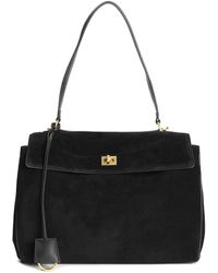 Tiffany & Fred Paris - Suede Top Handle Tote - Lyst