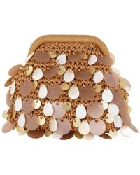 Badgley Mischka - Jewel Marigold Macrame Pouch - Lyst