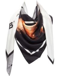 Burberry - Silk London Logo Scarf, Never Worn (Authentic Pre-Loved) - Lyst