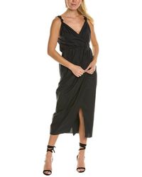 Rebecca Taylor - Poplin Whisper Rose Midi Dress - Lyst