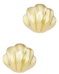 Savvy Cie - 18K Plated Stud Earrings - Lyst