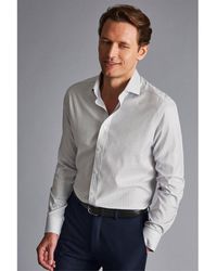 Charles Tyrwhitt - Non-iron Puppytooth Check Slim Fit Shirt - Lyst