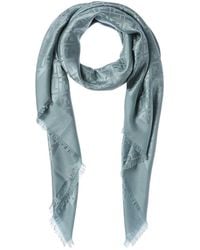 Fendi - Ff Motif Wool & Silk-Blend Scarf - Lyst