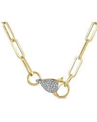 Sabrina Designs - 14k 0.21 Ct. Tw. Diamond Link Pendant Necklace - Lyst