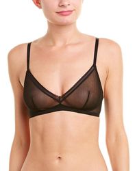 On Gossamer Mesh Bralette - Black