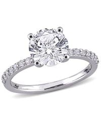 Rina Limor 10k 2.72 Ct. Tw. White Sapphire Solitaire Ring