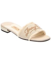 Jimmy Choo - Joa Canvas Sandal - Lyst