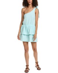 Sol Angeles - Crepe One-shoulder Mini Dress - Lyst