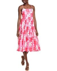 IPPONELLI - Tiered Midi Dress - Lyst