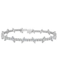 Lab Grown Diamonds - 14K 8.17 Ct. Tw. Lab-Grown Diamond Tennis Bracelet - Lyst