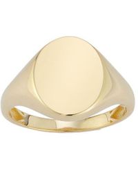 Ember Fine Jewelry - 14k Oval Signet Ring - Lyst