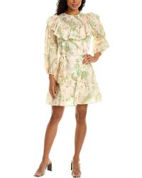 Beulah London - Belted Mini Dress - Lyst