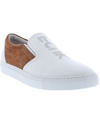 French Connection - Marcel Leather & Suede Sneakers - Lyst