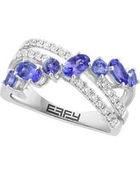 Effy Fine Jewelry - 14K 1.41 Ct. Tw. Diamond & Tanzanite Ring - Lyst