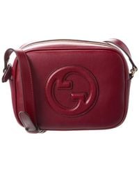 Gucci - Blondie Mini Leather Camera Bag - Lyst