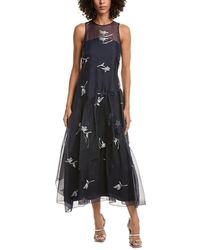 Cinq À Sept - Roberta Silk Midi Dress - Lyst