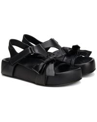 Agl Attilio Giusti Leombruni - Jane Ribbon Leather Sandal - Lyst