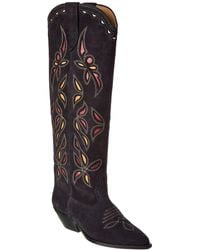 Isabel Marant - Denvee Suede Knee-High Boot - Lyst