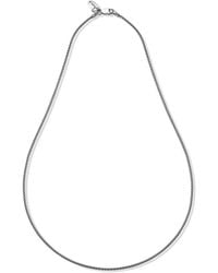 Samuel B. - Silver Korean Chain Necklace - Lyst