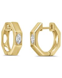 Sabrina Designs - 14K 0.28 Ct. Tw. Diamond Hoop Earrings - Lyst