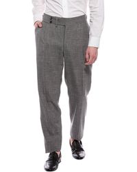 Isaia - Wool, Silk, & Linen-Blend Trouser - Lyst