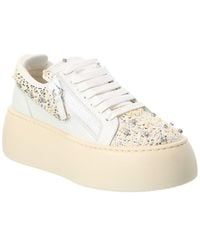 Giuseppe Zanotti - Alma Leather Platform Sneaker - Lyst