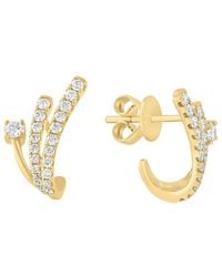Effy Fine Jewelry - 14k 0.47 Ct. Tw. Diamond Earrings - Lyst