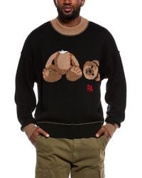 Palm Angels - Wool Crewneck Sweater - Lyst