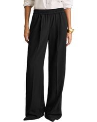 Reiss - Remi Side Stripe Wide Leg Trouser - Lyst