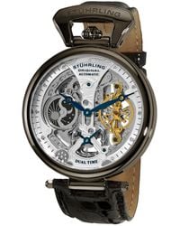 Stuhrling - Stuhrling Original Emperor's Grand Dt Diamond Watch - Lyst