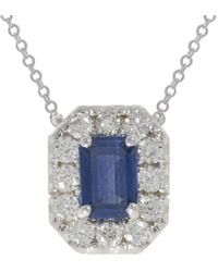 Diana M. Jewels - Fine Jewelry 14k 1.35 Ct. Tw. Diamond & Sapphire Necklace - Lyst