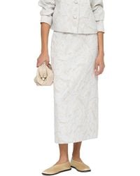 Lafayette 148 New York - Straight Midi Skirt - Lyst