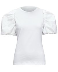 McQueen - Puff Sleeve Fitted Top, Size It (Authentic Pre-Loved) - Lyst