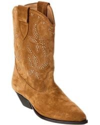 Isabel Marant - Duerto Suede Cowboy Boot - Lyst
