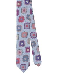Robert Talbott - Silk & Wool-Blend Large Medallion Necktie - Lyst