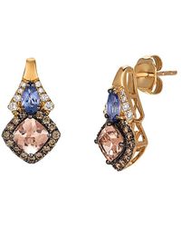 Le Vian - Le Vian 14k Rose Gold 2.24 Ct. Tw. Diamond & Gemstone Earrings - Lyst