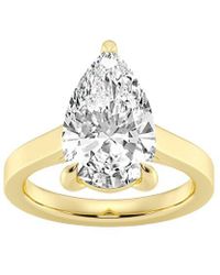 Lab Grown Diamonds - 14K 4.00 Ct. Tw. Lab-Grown Diamond Solitaire Engagement Ring - Lyst